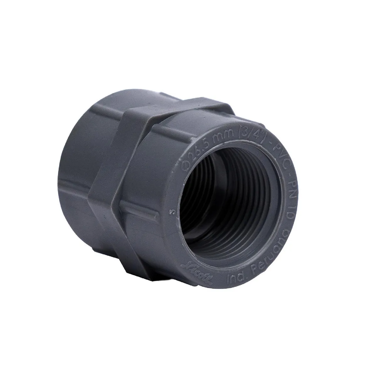 NICOLL - Unión Presión Rosca PVC Cementar - HI 3/4" 1 Unidad