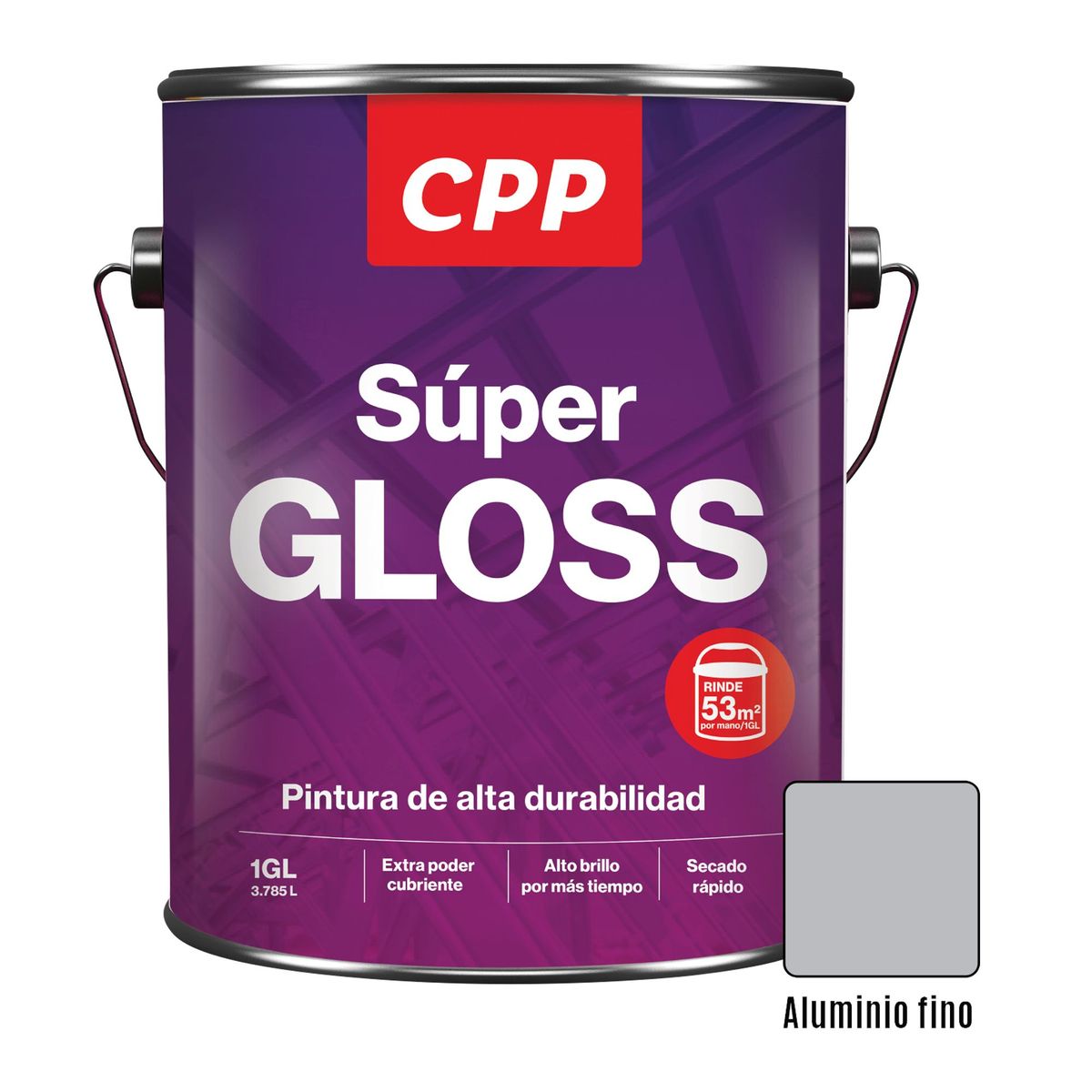 CPP - Super Gloss Aluminio Fino 1GL