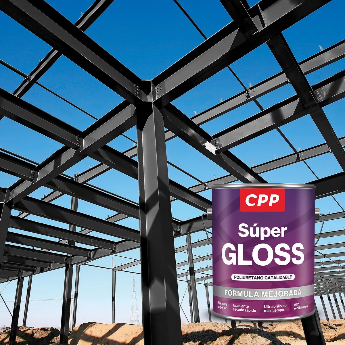 Super Gloss Negro 1GL, marca CPP - Foto 2