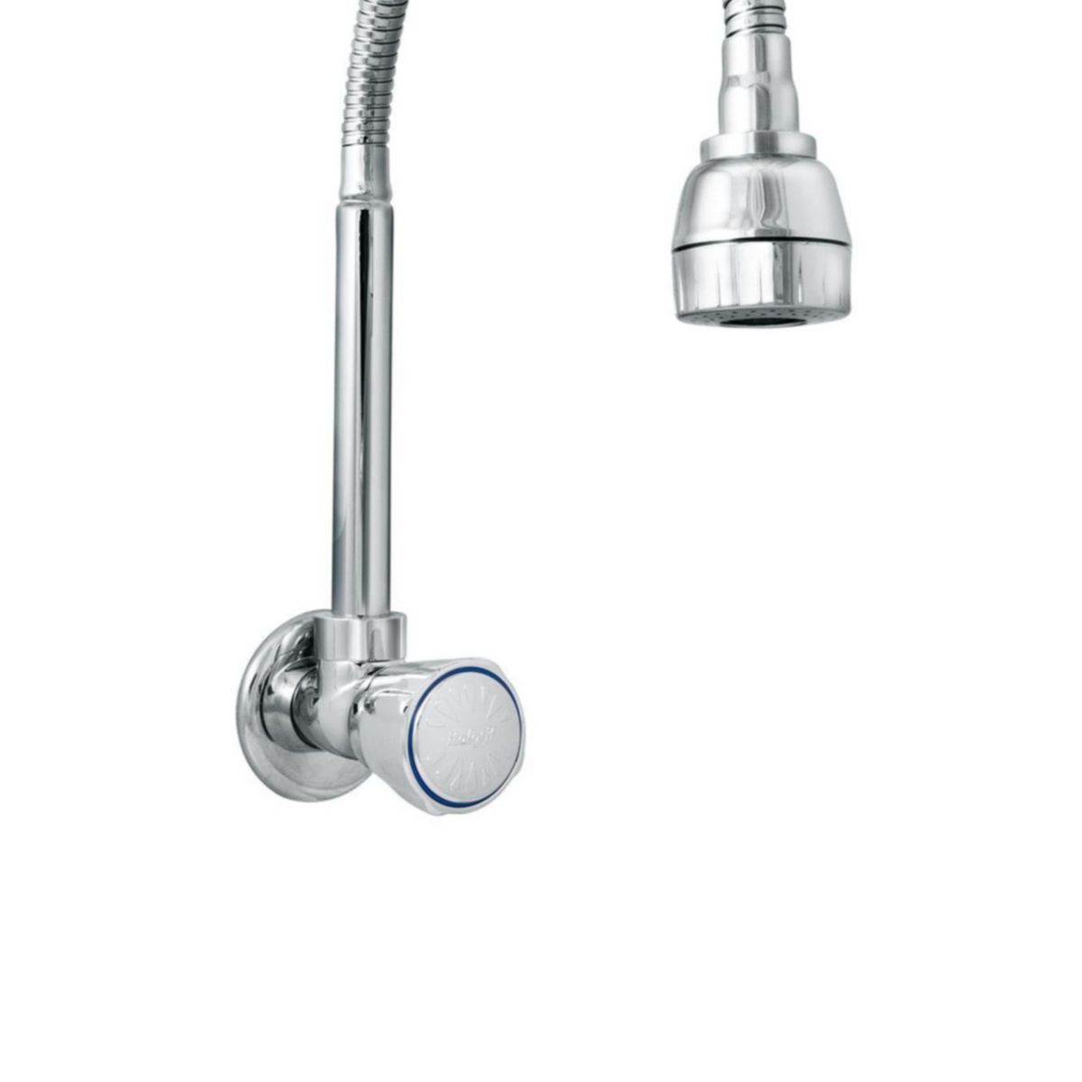 ITALGRIF - Llave para Lavadero Pared Flex Baru Cromado