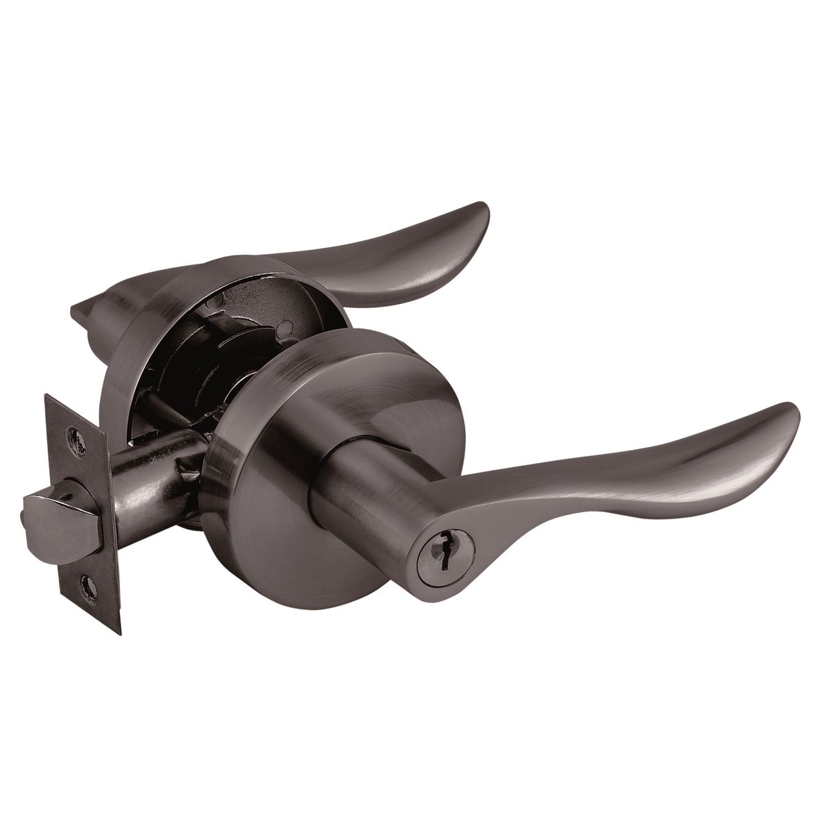 TRAVEX - Cerradura de Manija Dormitorio Rhonda Bronce Quemado