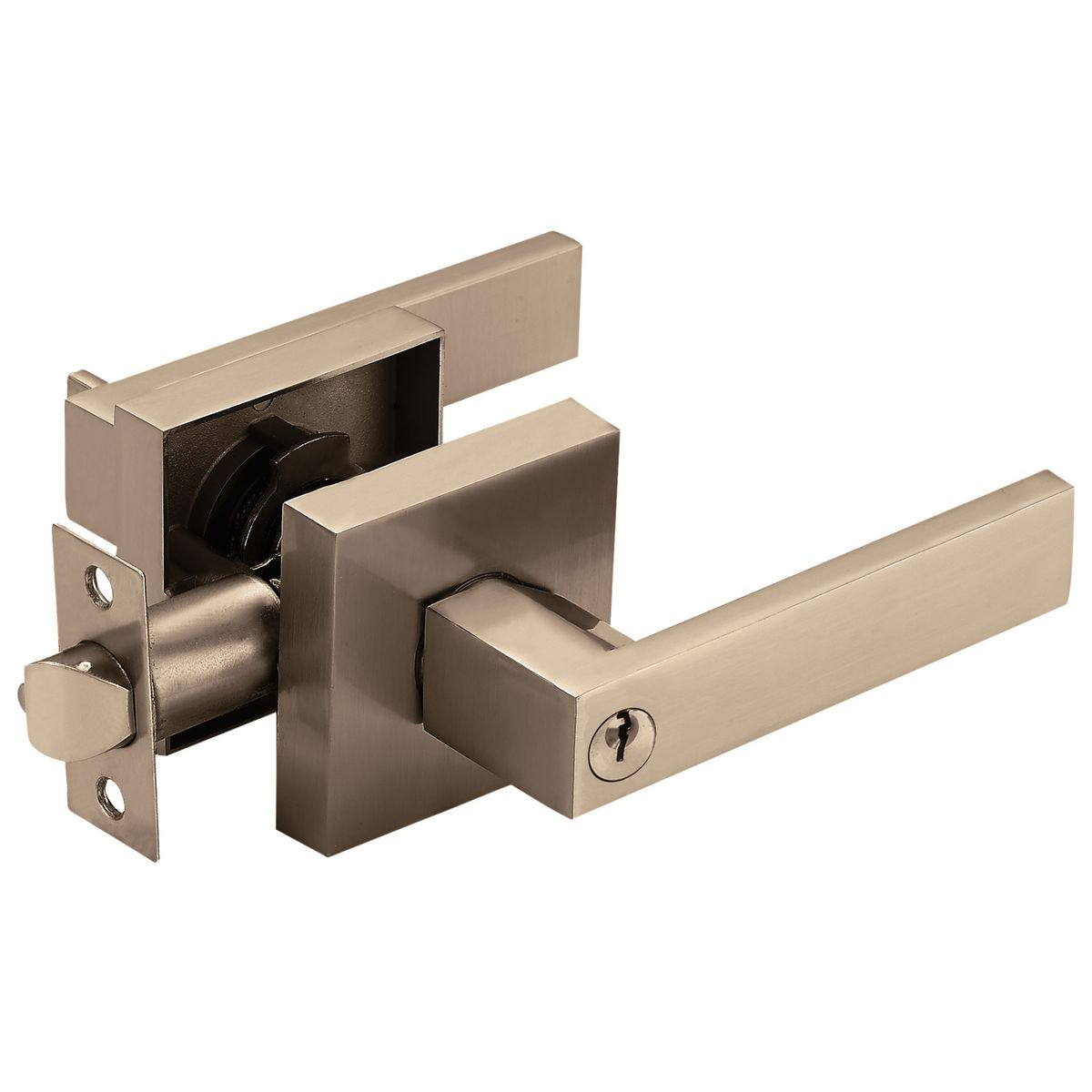 TRAVEX - Cerradura de Manija Dormitorio Liza Bronce Antiguo