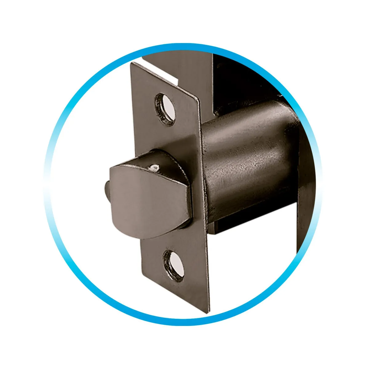 TRAVEX - Cerradura de Manija Dormitorio Liza Bronce Quemado