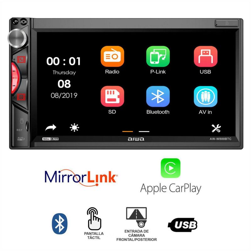AIWA - Aiwa Radio HD 6.9/BT/Color/CARPL