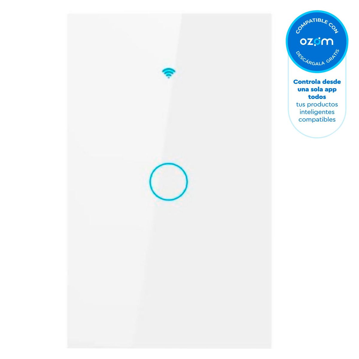ISMART - Interruptor Wifi iSwitch 1 Toque Blanco