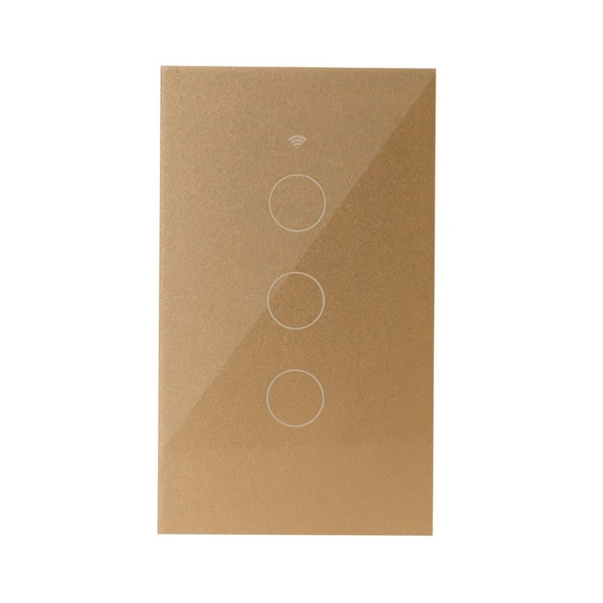 ISMART - Interruptor Wifi iSwitch 3 Toque Dorado