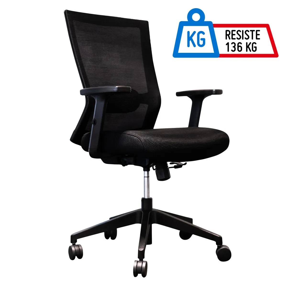 TRIBECA - Silla Ergonómica Iron Negro