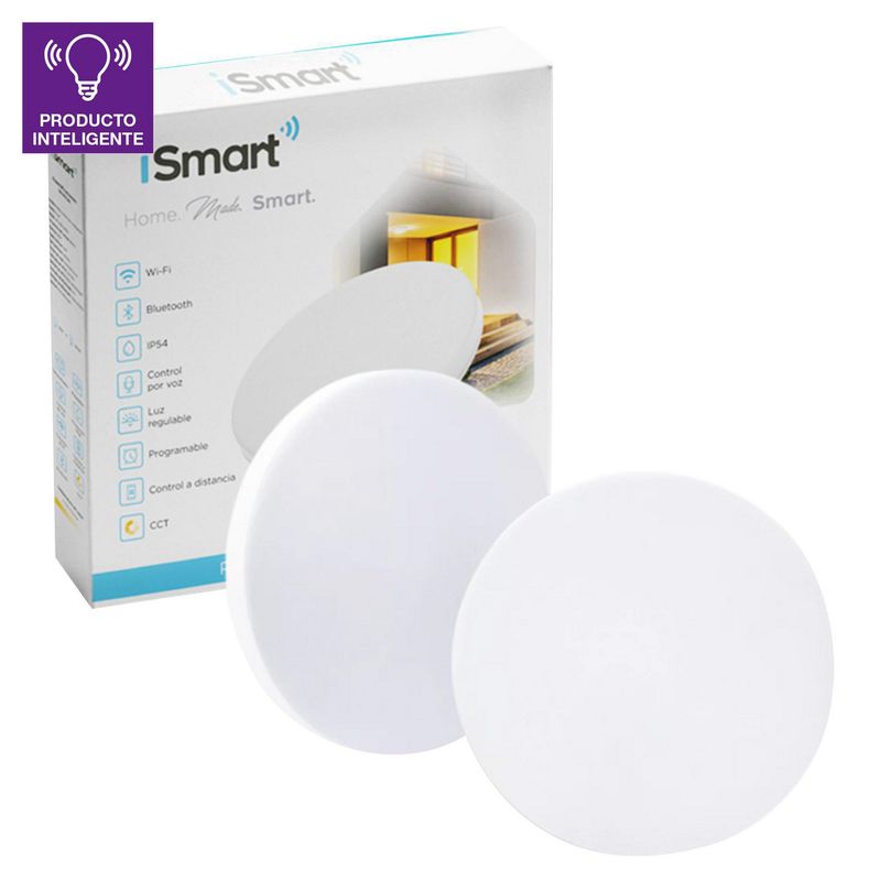 ISMART - Plafón LED Redondo Inteligente WiFi