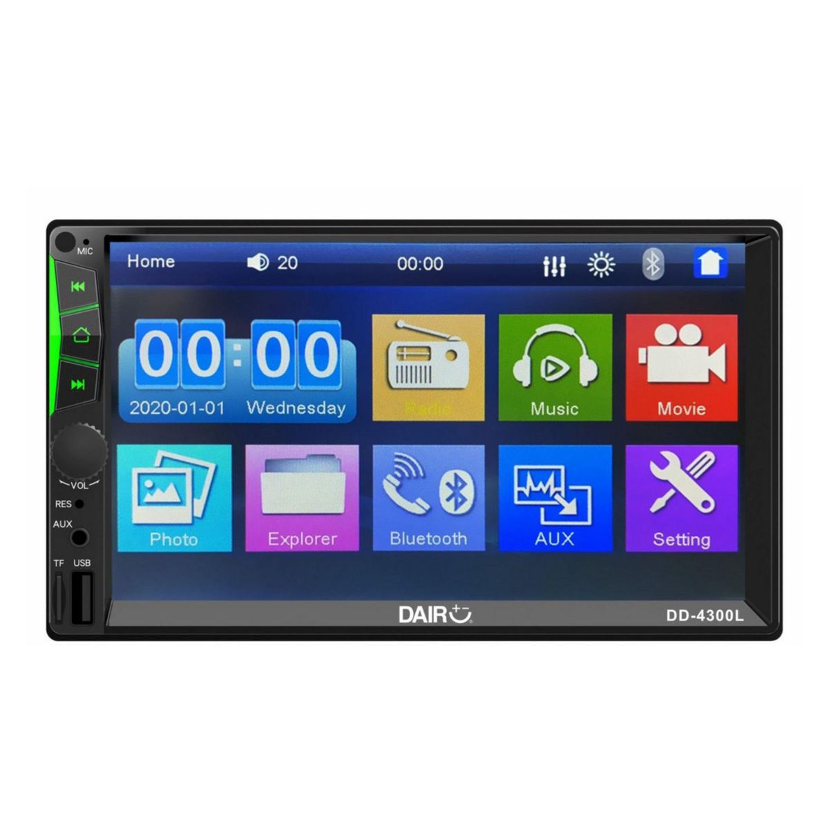 DAIRU - Autoradio Dairu con Pantalla 7 pulgadas Mirrorlink Android DD-4300L