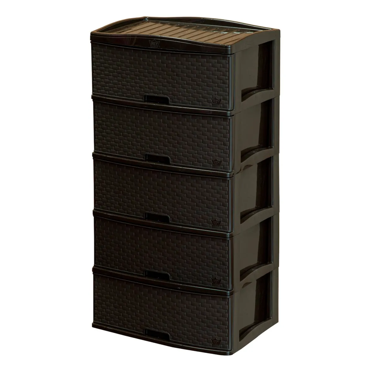 REYPLAST - Cómoda Kusi Ratan Reyplast 5 Cajones