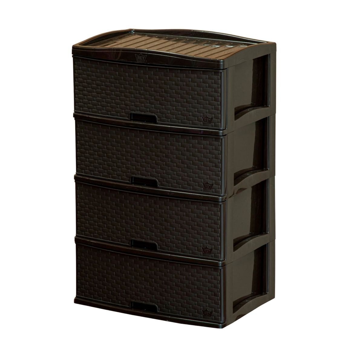 REYPLAST - Cómoda Kusi Ratan Reyplast 4 Cajones