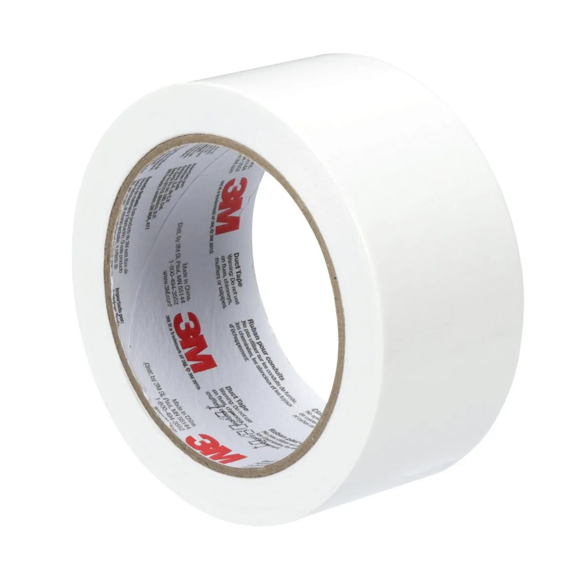 3M NEXCARE - Cinta de ducto, Cinta de Reparación Blanco 3M, 48 mm x 18 m