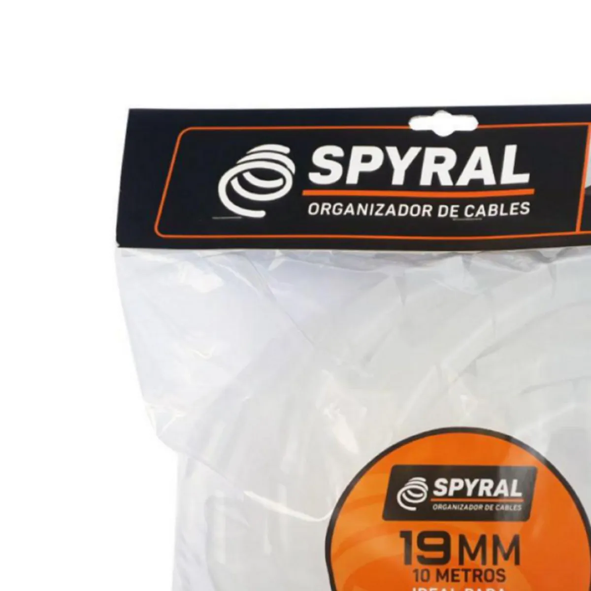 GENERICO - Portacables 19mm 10 Metros Blanco