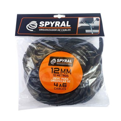 Spyral Portacable 12MM 10 MT Negro