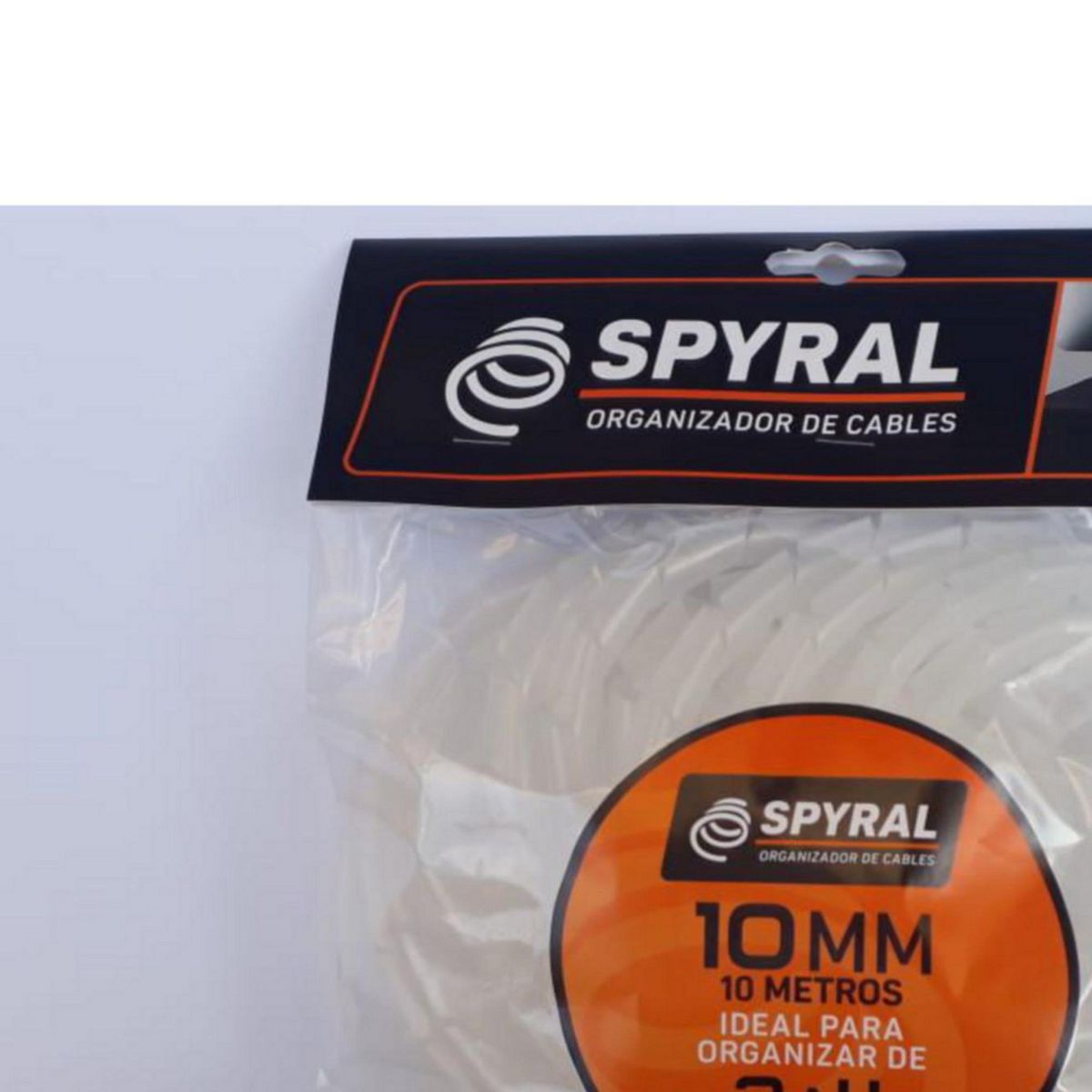 GENERICO - Portacables 10mm 10 Metros Blanco