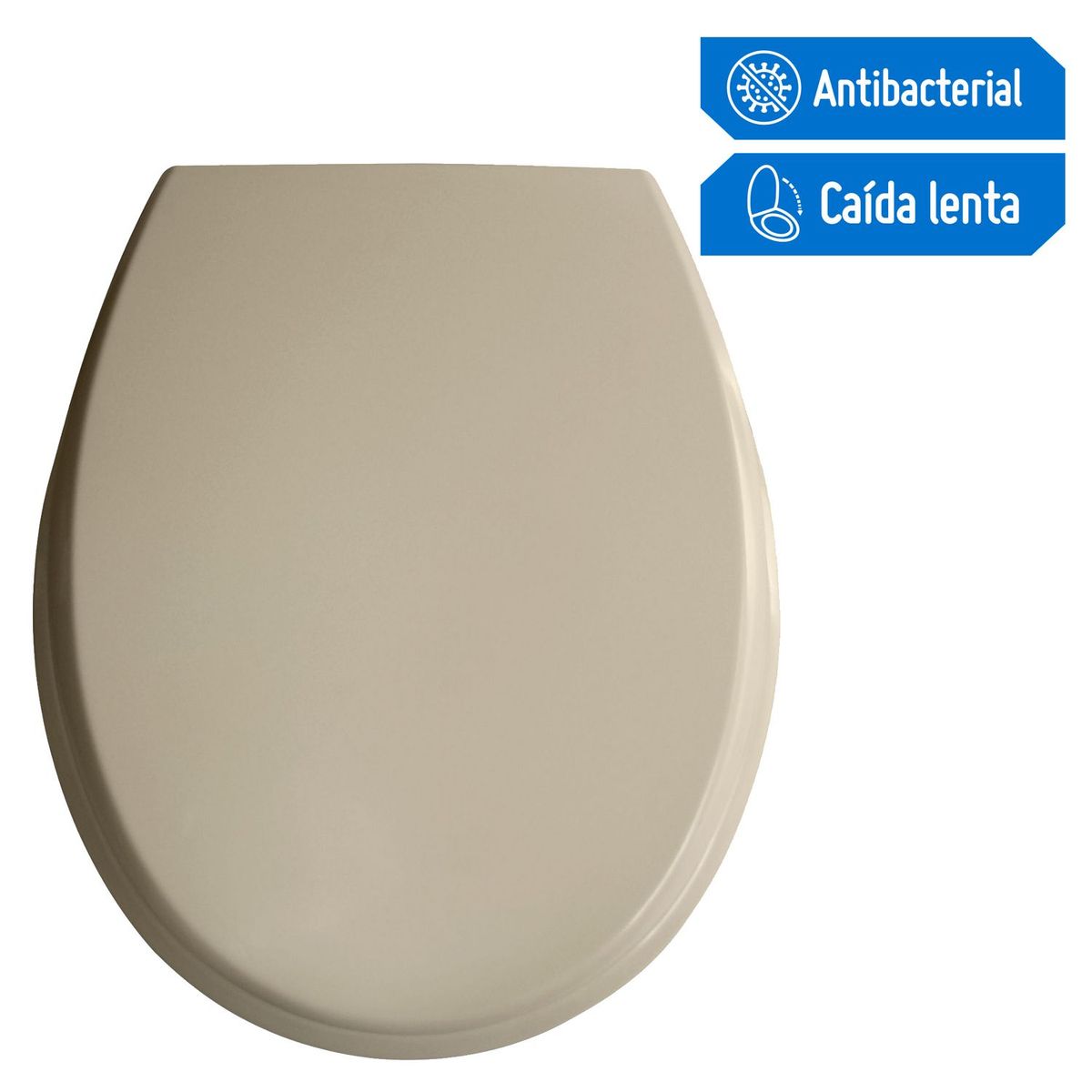 SENSI DACQUA - Asiento Tapa Inodoro Top Redondo Bone