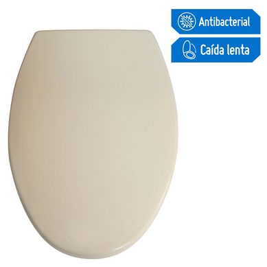 Asiento Tapa Inodoro Elongado Urea Bone