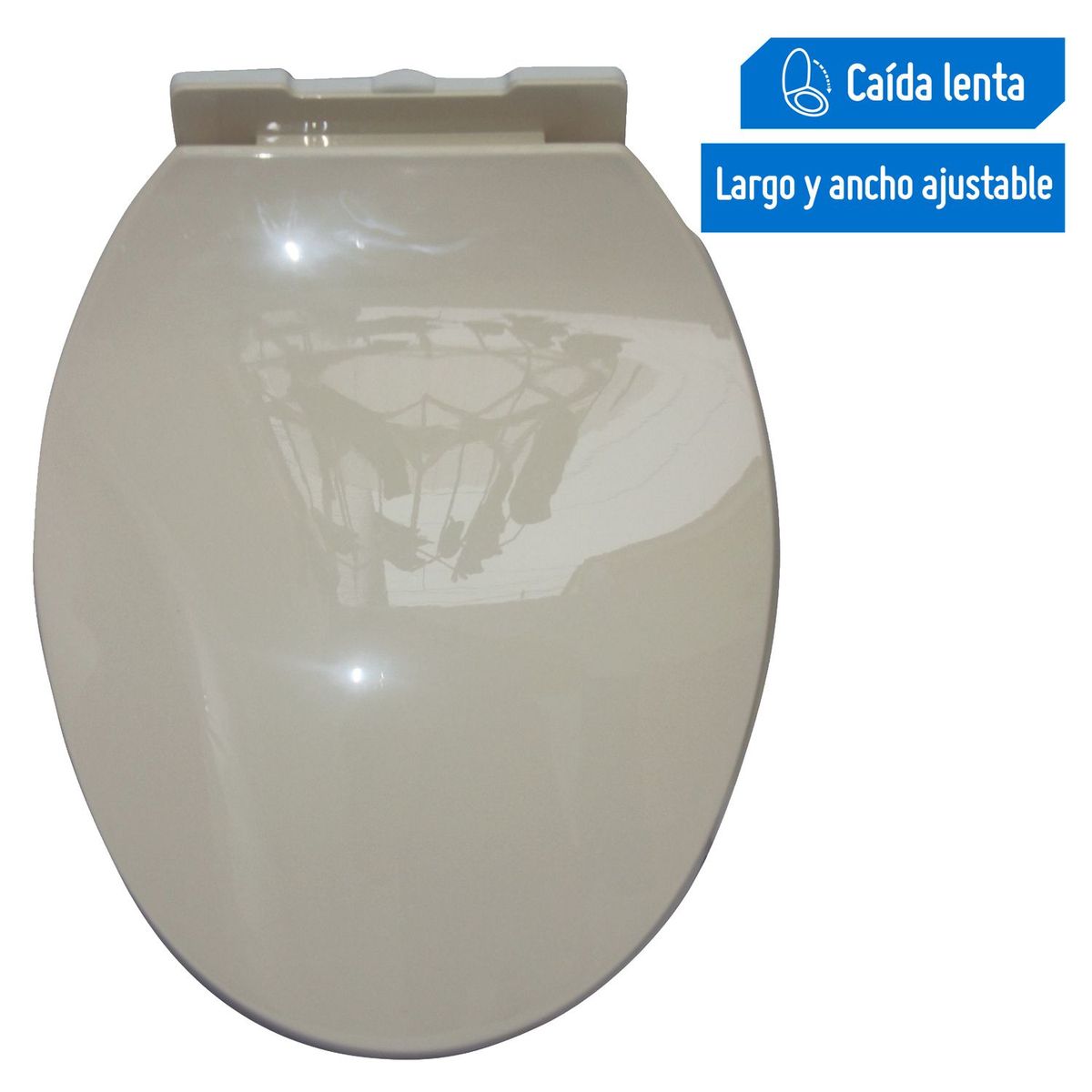 SENSI DACQUA - Asiento Tapa Inodoro Redondo Bone