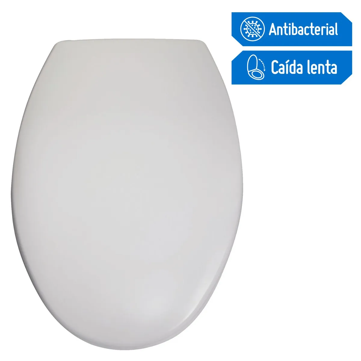 SENSI DACQUA - Asiento Tapa Inodoro Elongado Urea Blanco