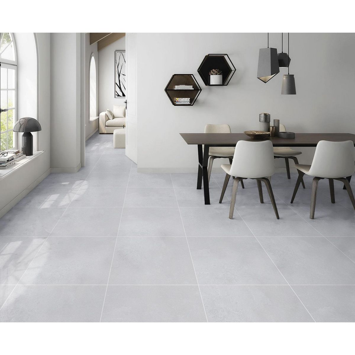 CELIMA - Porcelanato Gris Cementicio 60x60cm 1.44m2