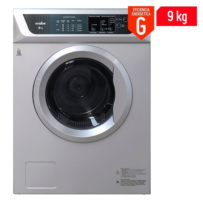 MABE - Secadora Mabe 9 Kg Eléctrica SEM81BDGB Gris
