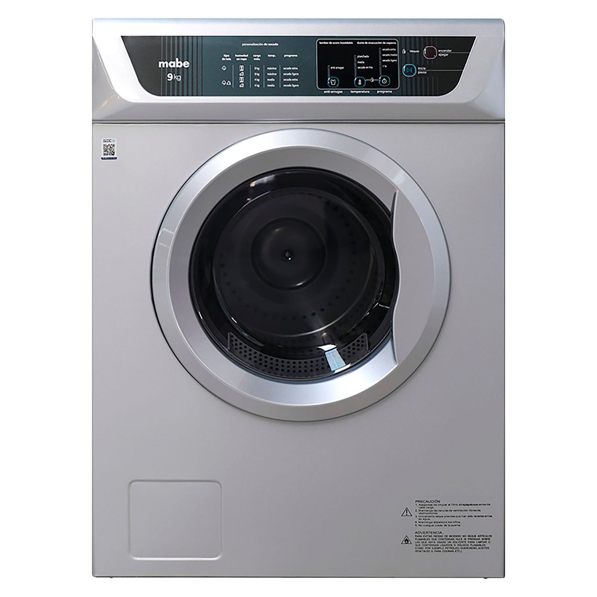 MABE - Secadora Mabe 9 Kg Eléctrica SEM81BDGB Gris