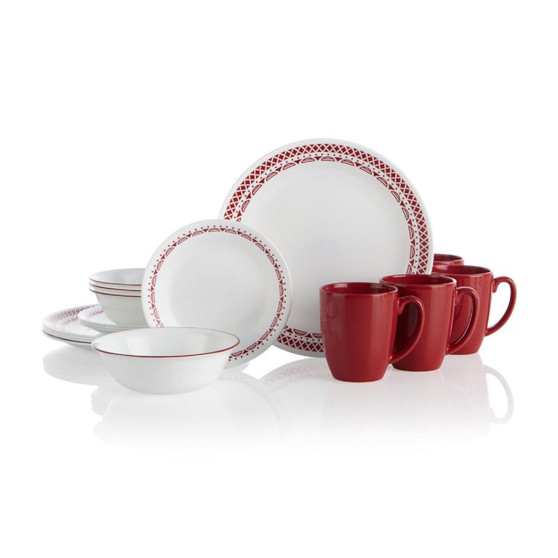 CORELLE - Juego de vajillas Vidrio Corelle Cordoba 16 Piezas