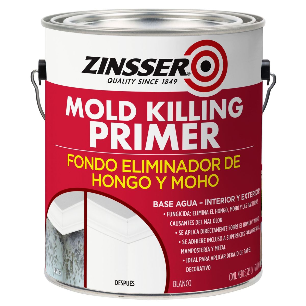 RUST OLEUM - Imprimante eliminador de hongo 3,785L Zinsser