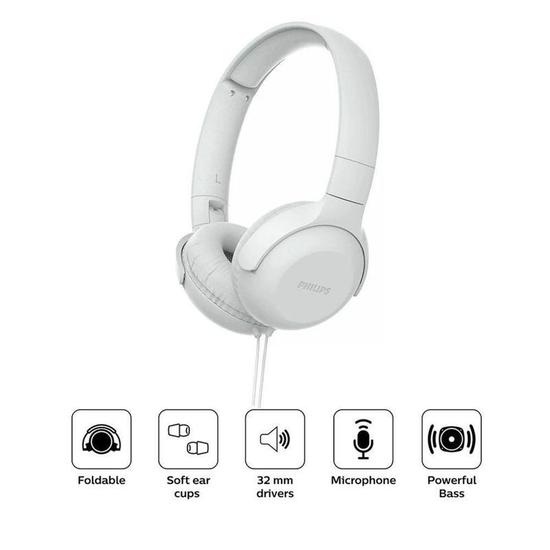 PHILIPS - Audífonos Philips On ear TAUH201WT