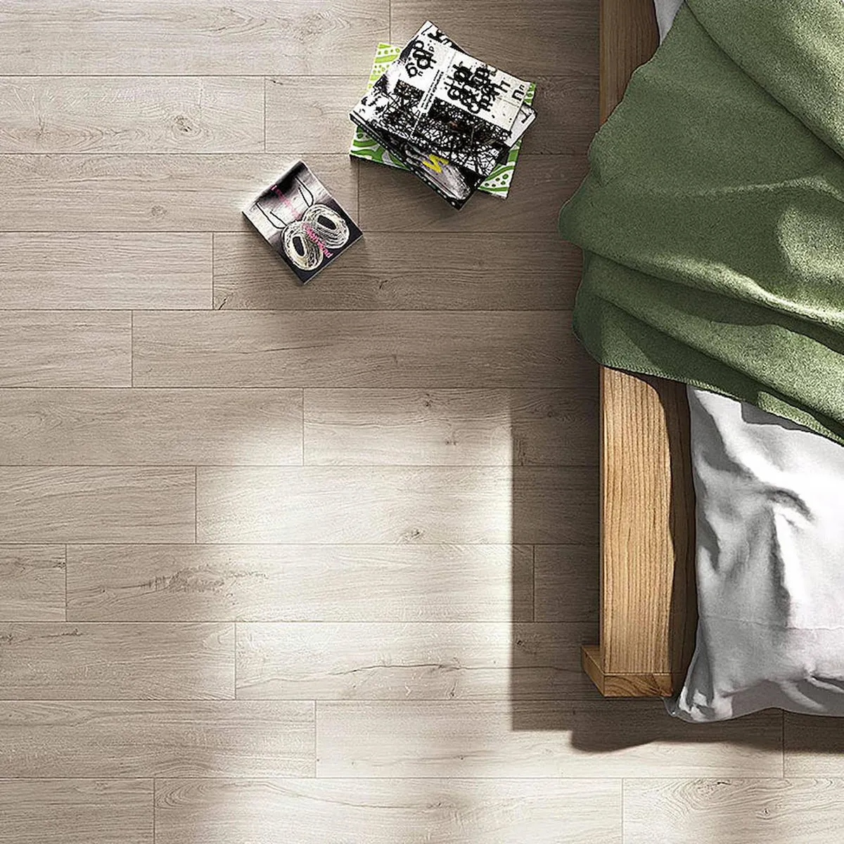  - Porcelanato Gris 15x90 Maderadas Mate 1.08 m2