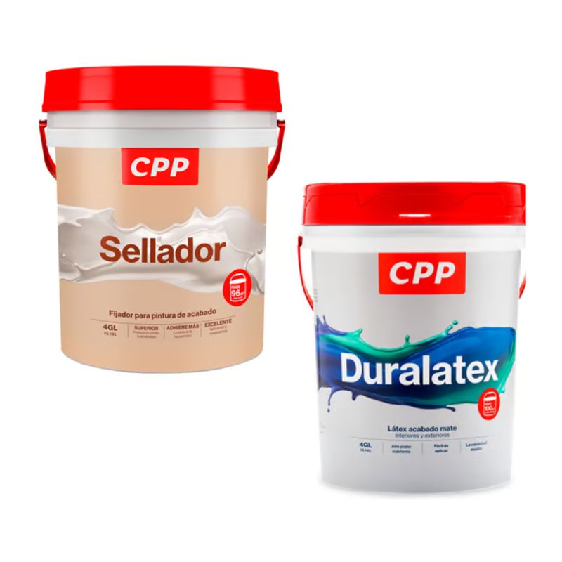  - Sellador Cpp Blanco 4gl + Duralatex CPP Blanco 4GL