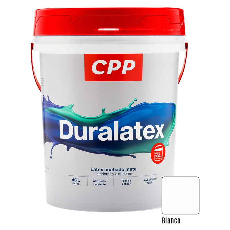 CPP - Pintura Duralatex CPP Blanco 4GL