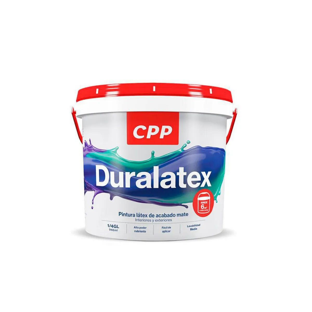 CPP - Pintura Duralatex CPP Blanco 1/4GL