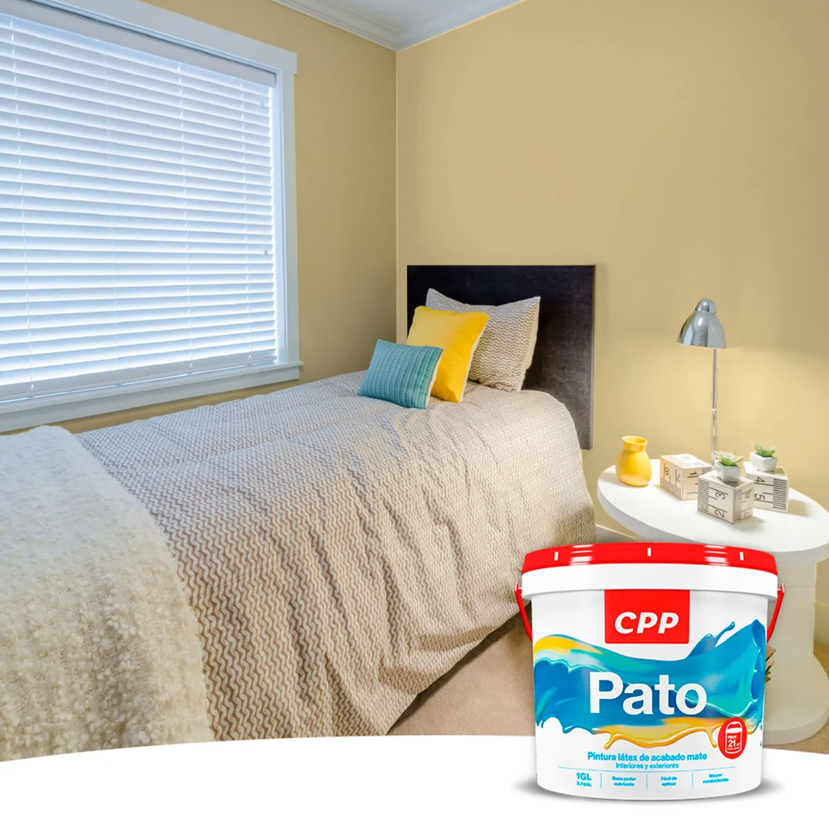 GENERICO - Pintura Látex Mate Marfil 1GL