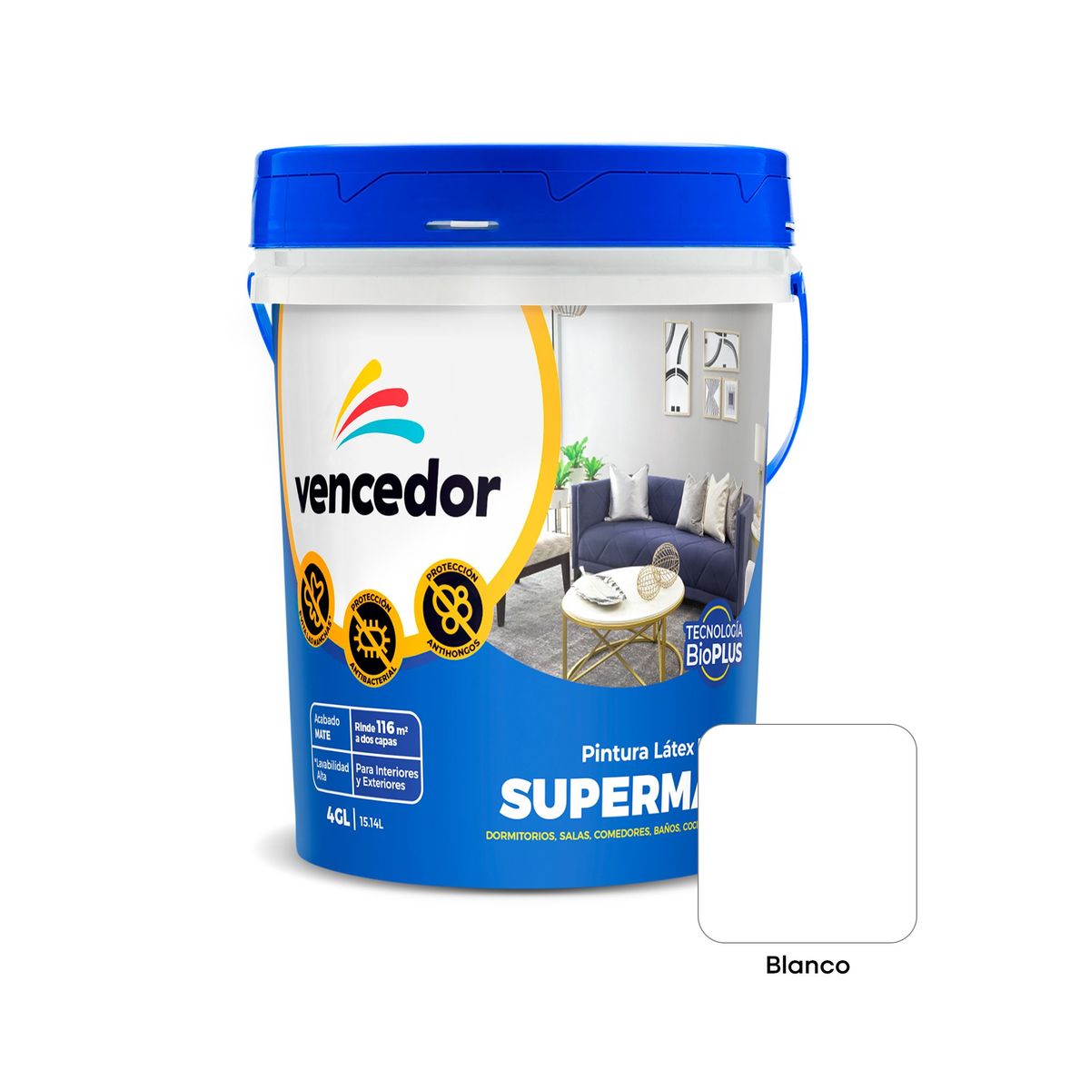 SUPERMATE - Base Supermate Anti Pastel 4gl
