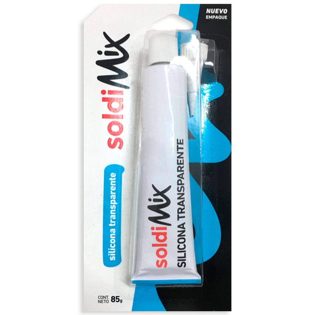 SOLDIMIX - Silicona Transparente Soldimix 85 gr