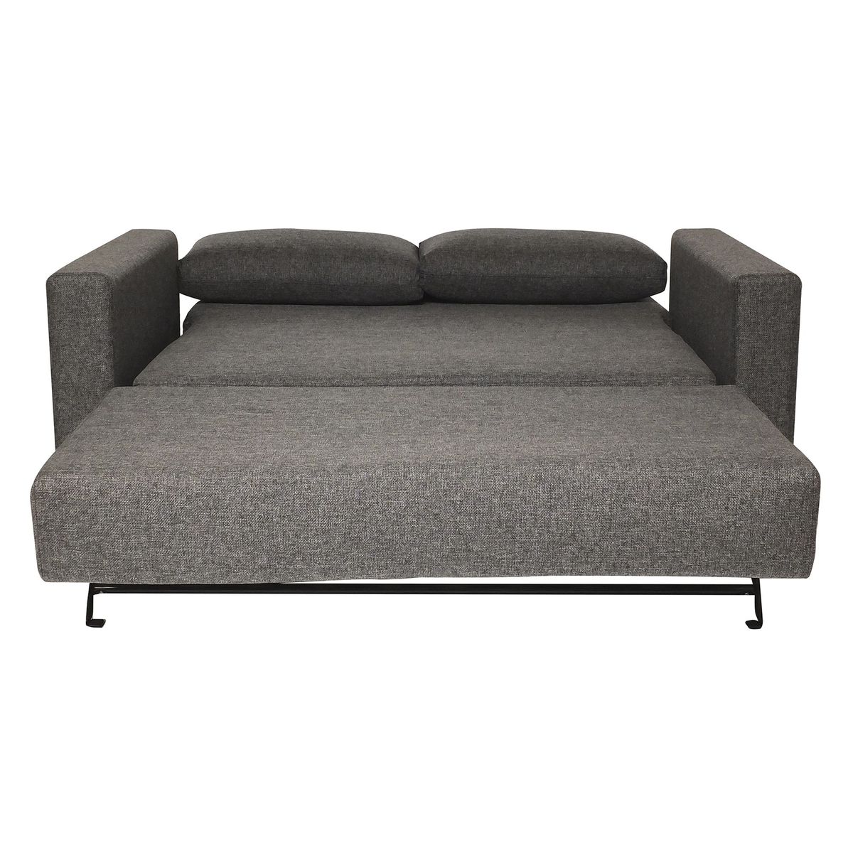 GENERICO - Sofá Cama 2 cuerpos Belga Gris Oscuro