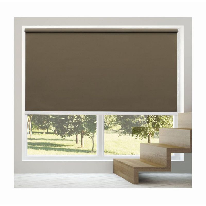 PLASTILISTO - Cortina Roller Blackout 180x210cm Café