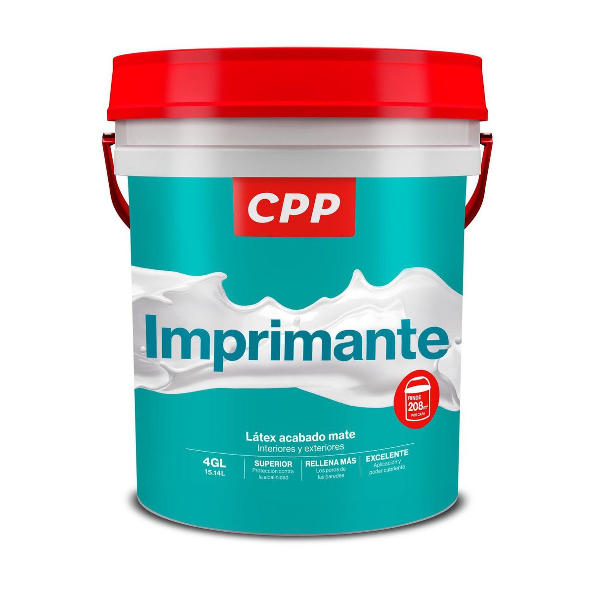 CPP - Látex Imprimante Blanco Mate 4 GL