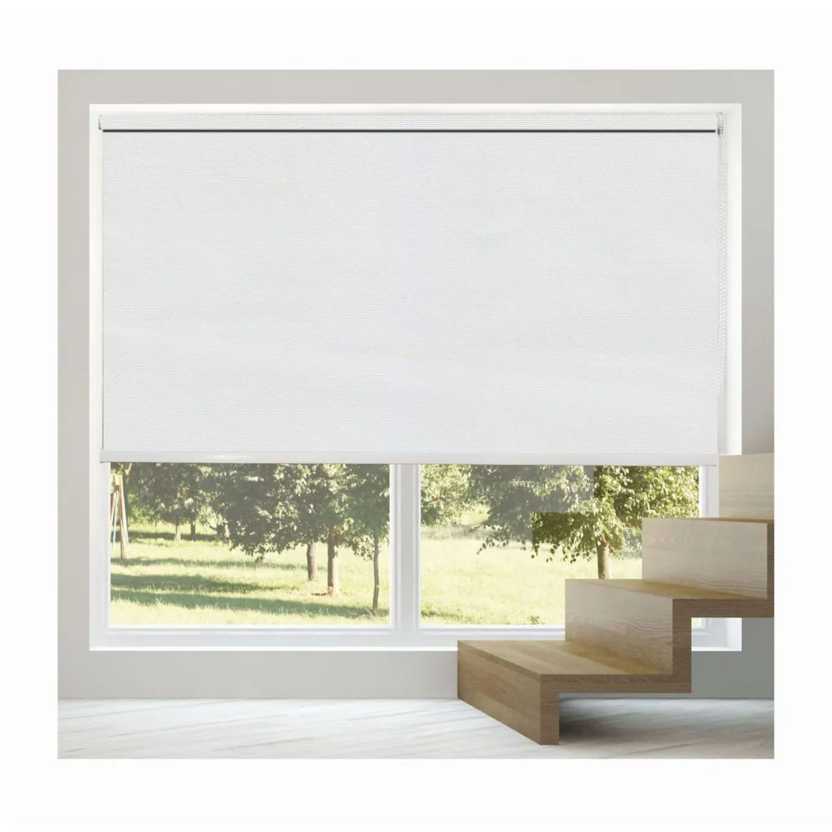 PLASTILISTO - Cortina Enrollable Blackout 160x160cm Ivory