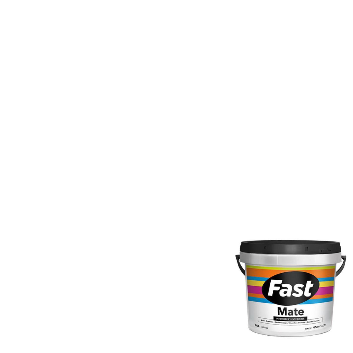 FAST - Pintura Látex Mate Blanco 1Gl