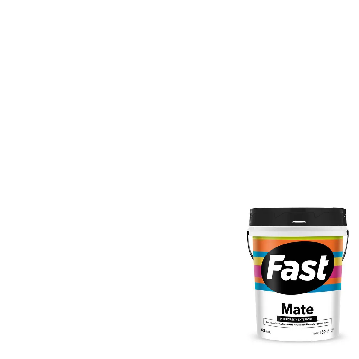 FAST - Pintura Látex Mate Blanco 4GL