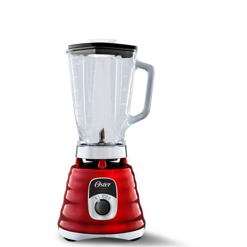 OSTER - Licuadora Oster 1.25L 700W 3 Velocidades BLST4655053 Rojo