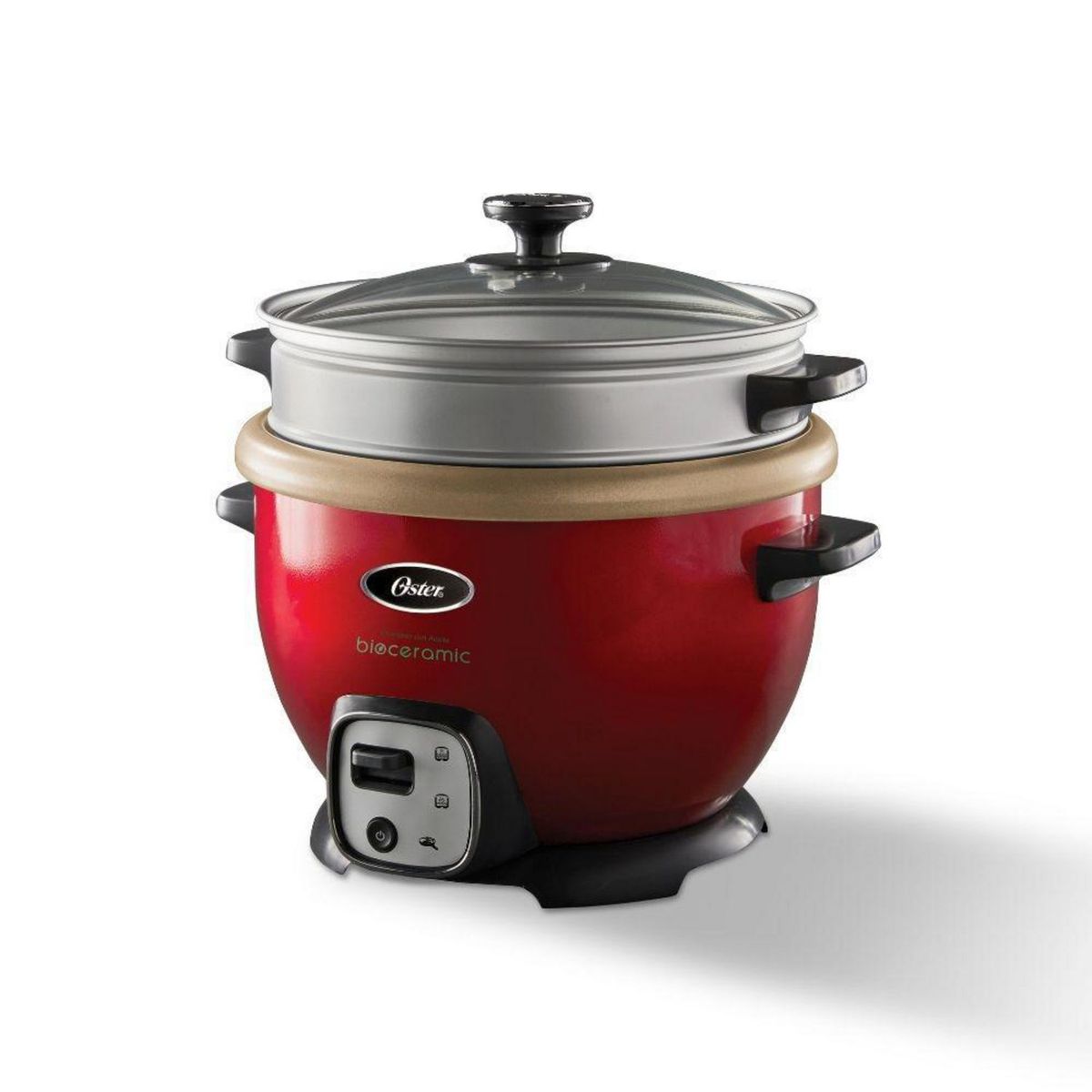 OSTER - Olla Arrocera Vaporera/Sofrito 2.2L CKSTRC7130R053 Roja