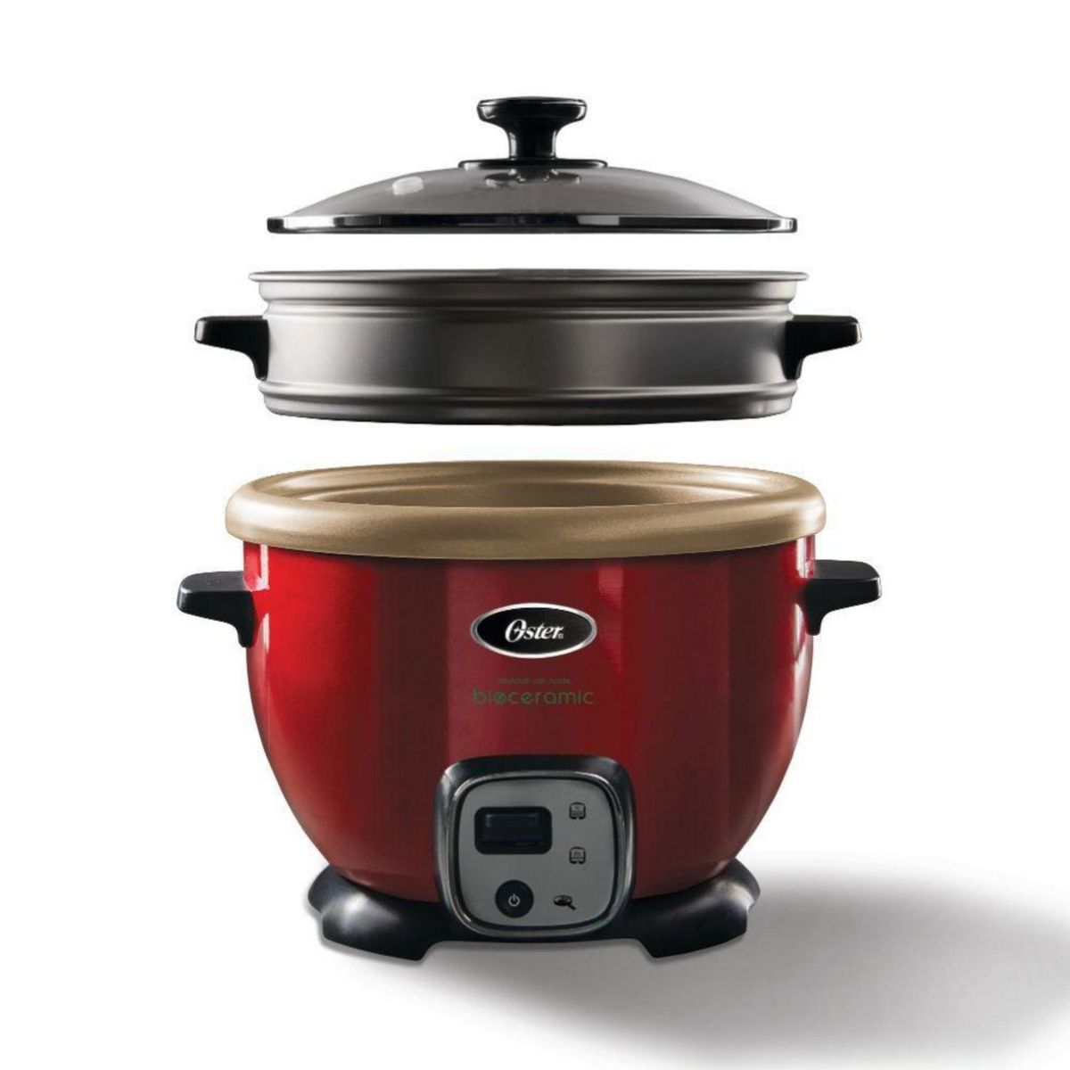 OSTER - Olla Arrocera Vaporera/Sofrito 2.2L CKSTRC7130R053 Roja