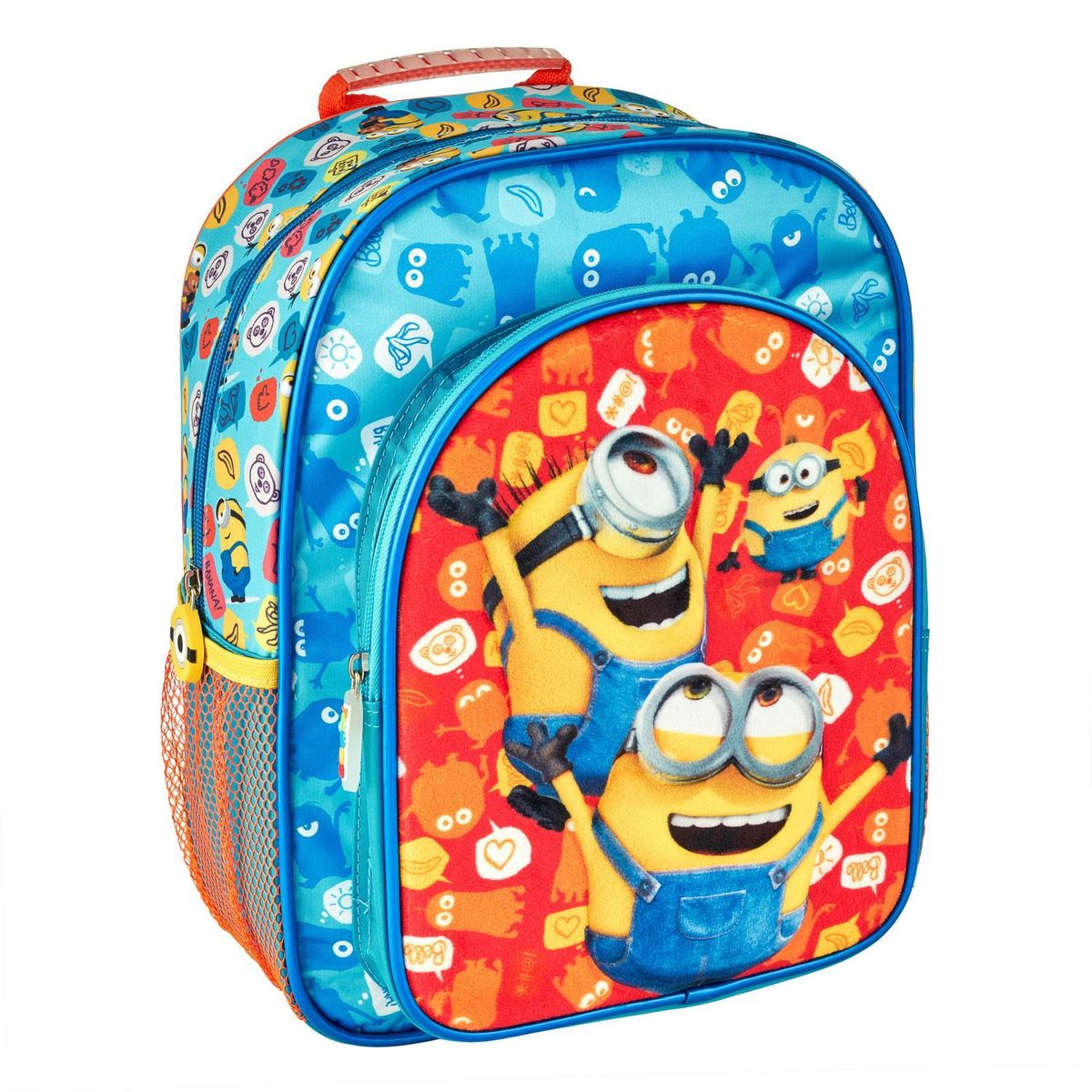 SCOOL - Mini Mochila Minions 3D con 2 Bolsillos