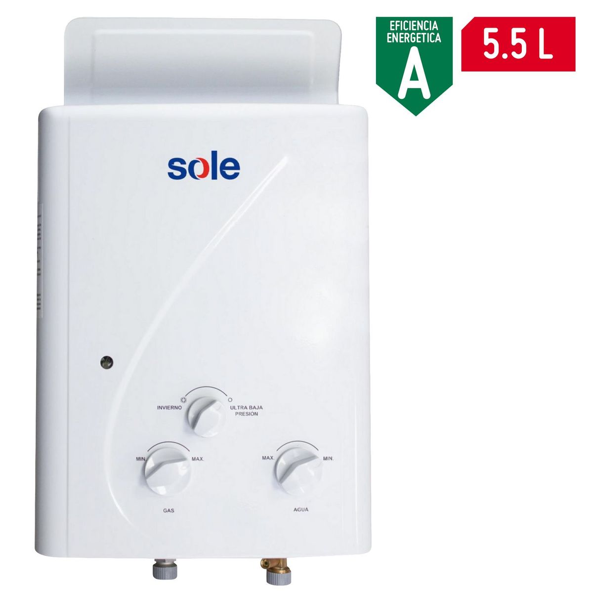 SOLE - Terma a Gas Sole GLP 5.5 litros Tiro Natural