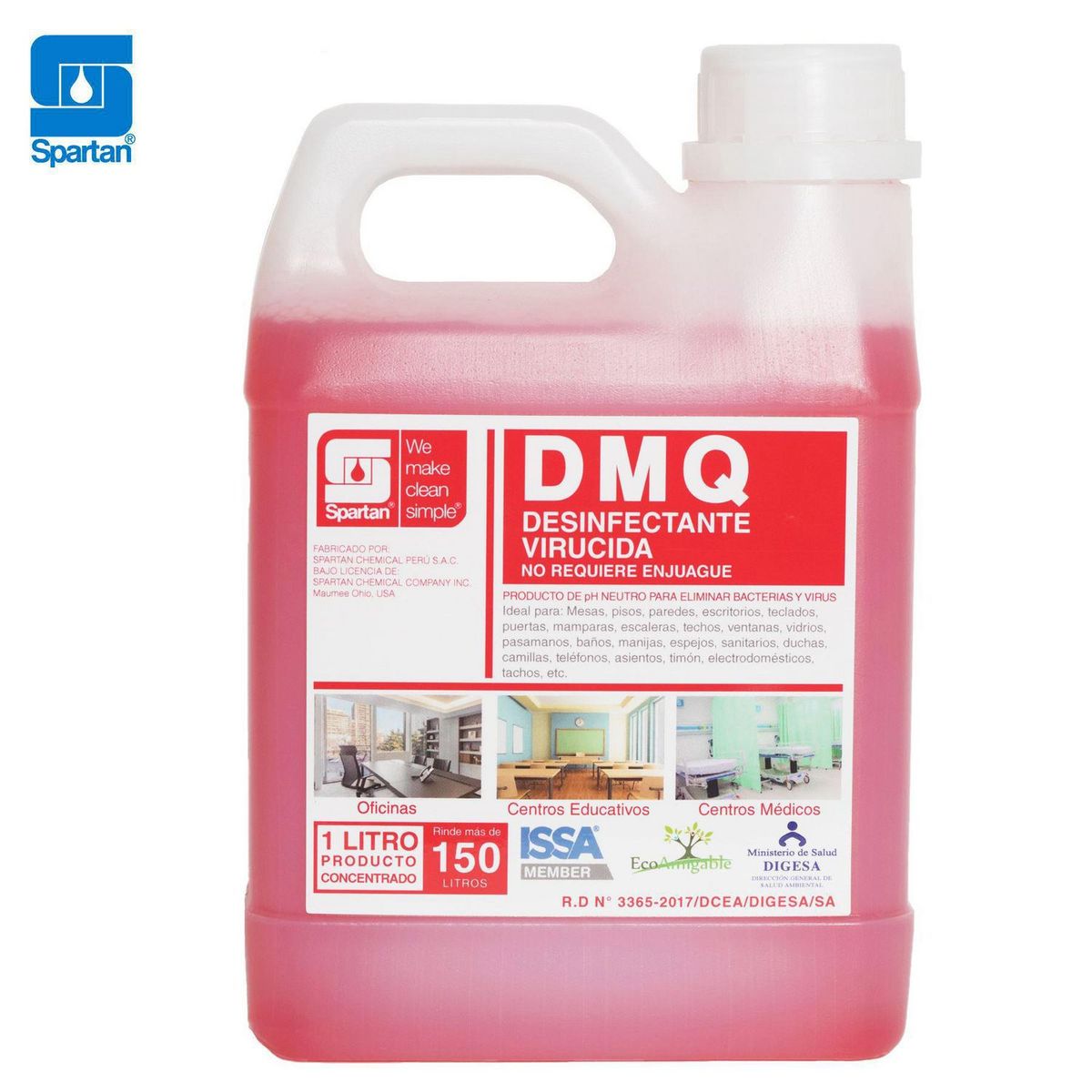 SPARTAN - Desinfectante Virucida 1L