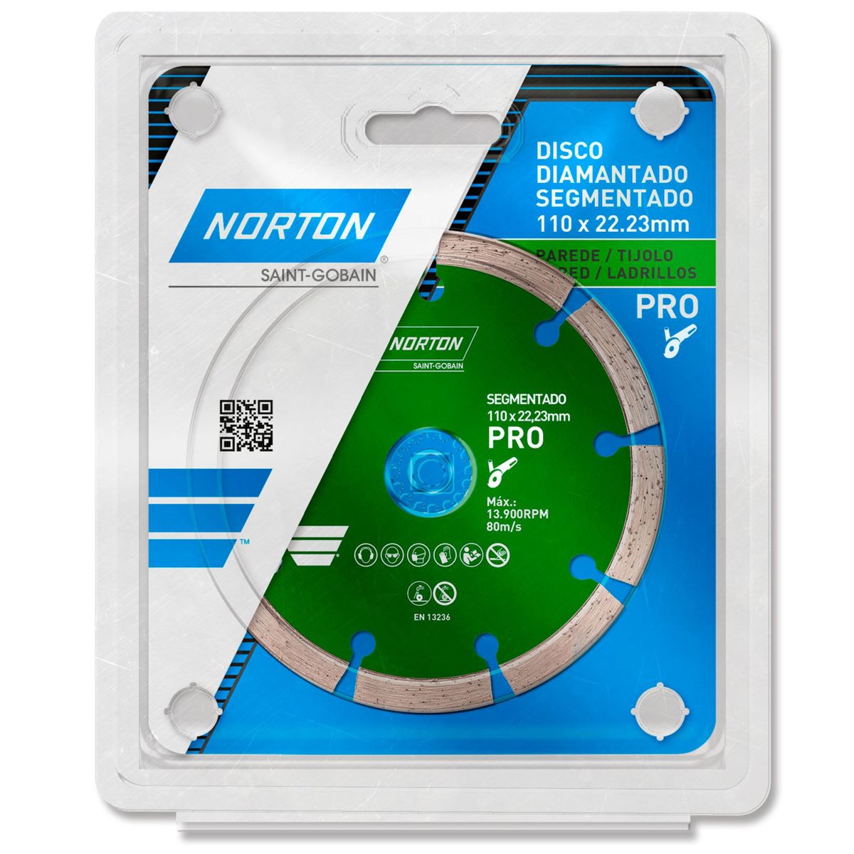 NORTON - Disco de Corte Diamantado para cerámica 115 x 22.23 mm Norton
