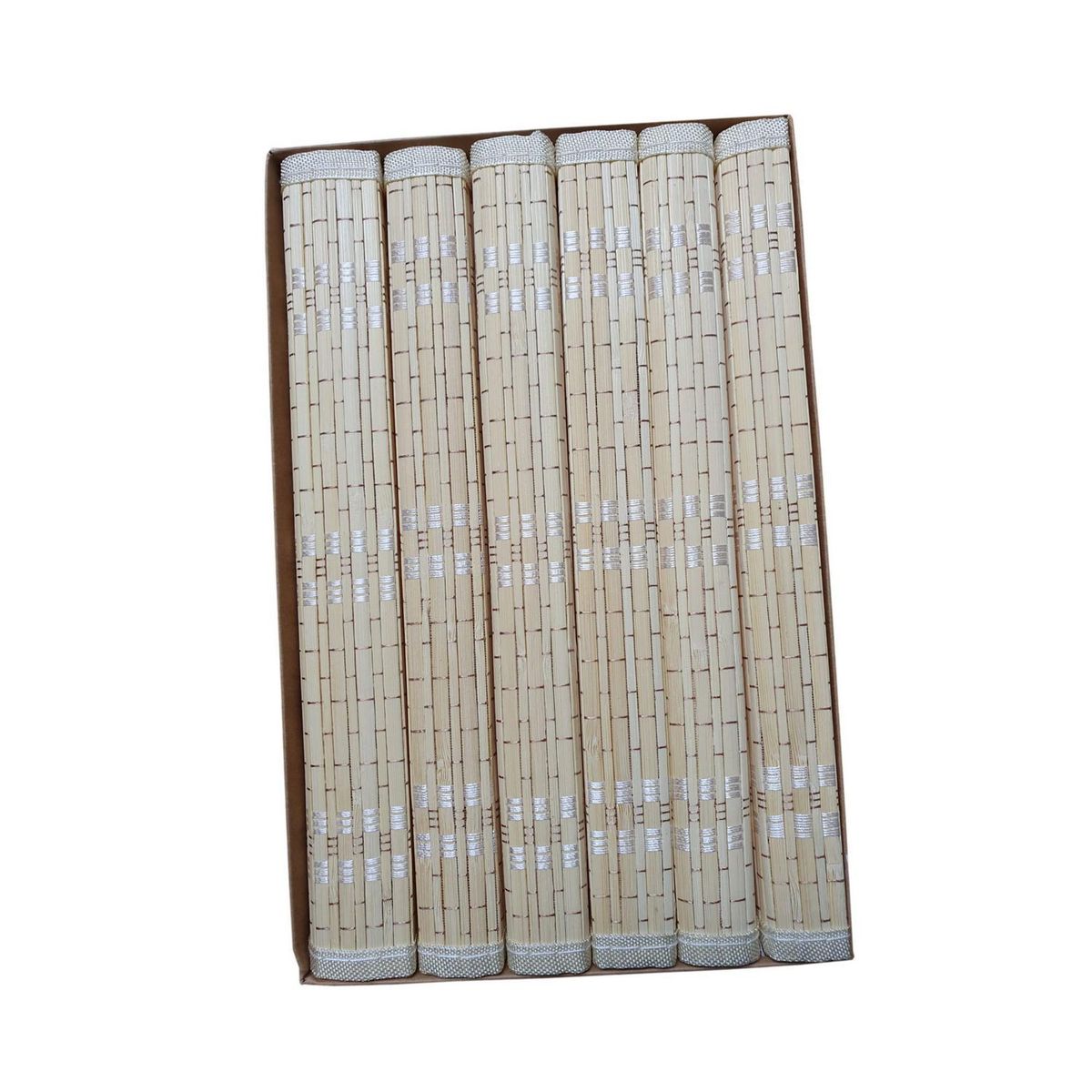  - Set Individual Bambú x6 Surtido